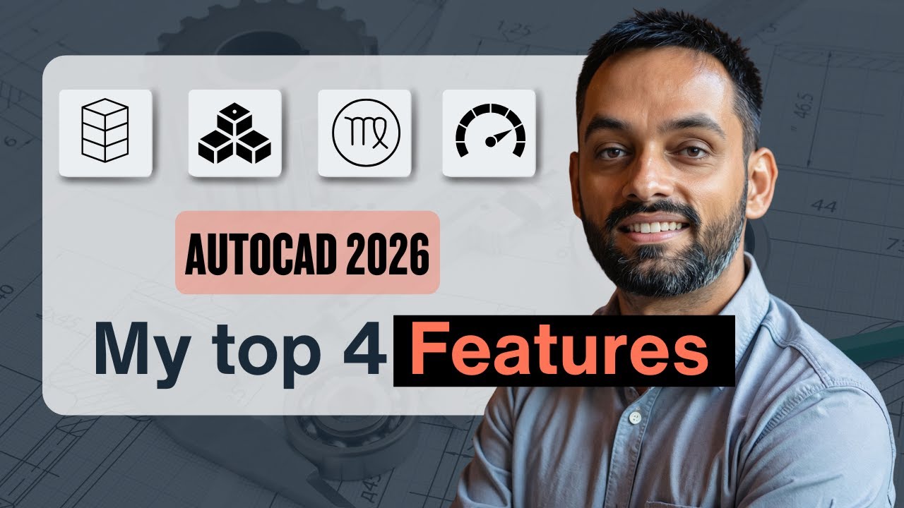 Мои 4 лучшие функции AutoCAD 2026 [включая функции на базе ИИ]
