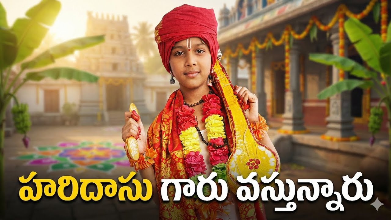 Haridasu fancy dress # హరిదాసు గారు వస్తున్నారు# sankranthi 2026# Haridasu getup