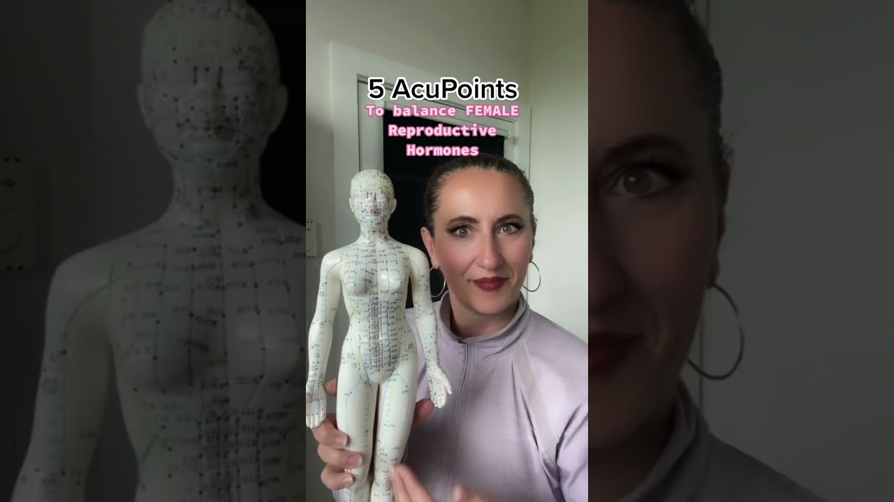 Acupuncture to Balance Female Reproductive Hormones #Shorts