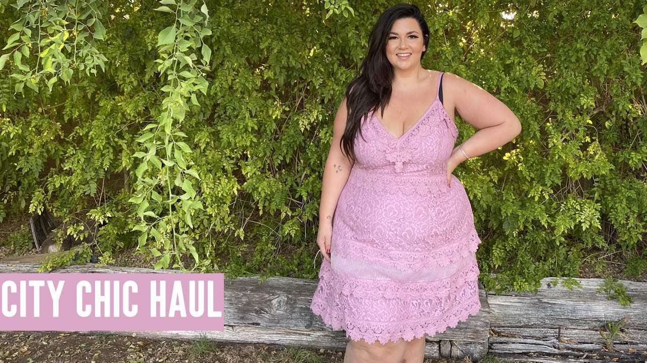 PLUS SIZE FASHION TRY ON HAUL | Pretty, pretty dresses from City Chic | Sometimes Glam