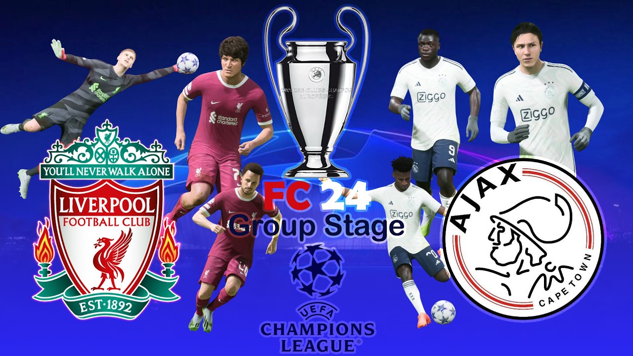 Four championships in one year Uefa Champions League Liverpool VS Ajax Group Stage Match 6 FC 24