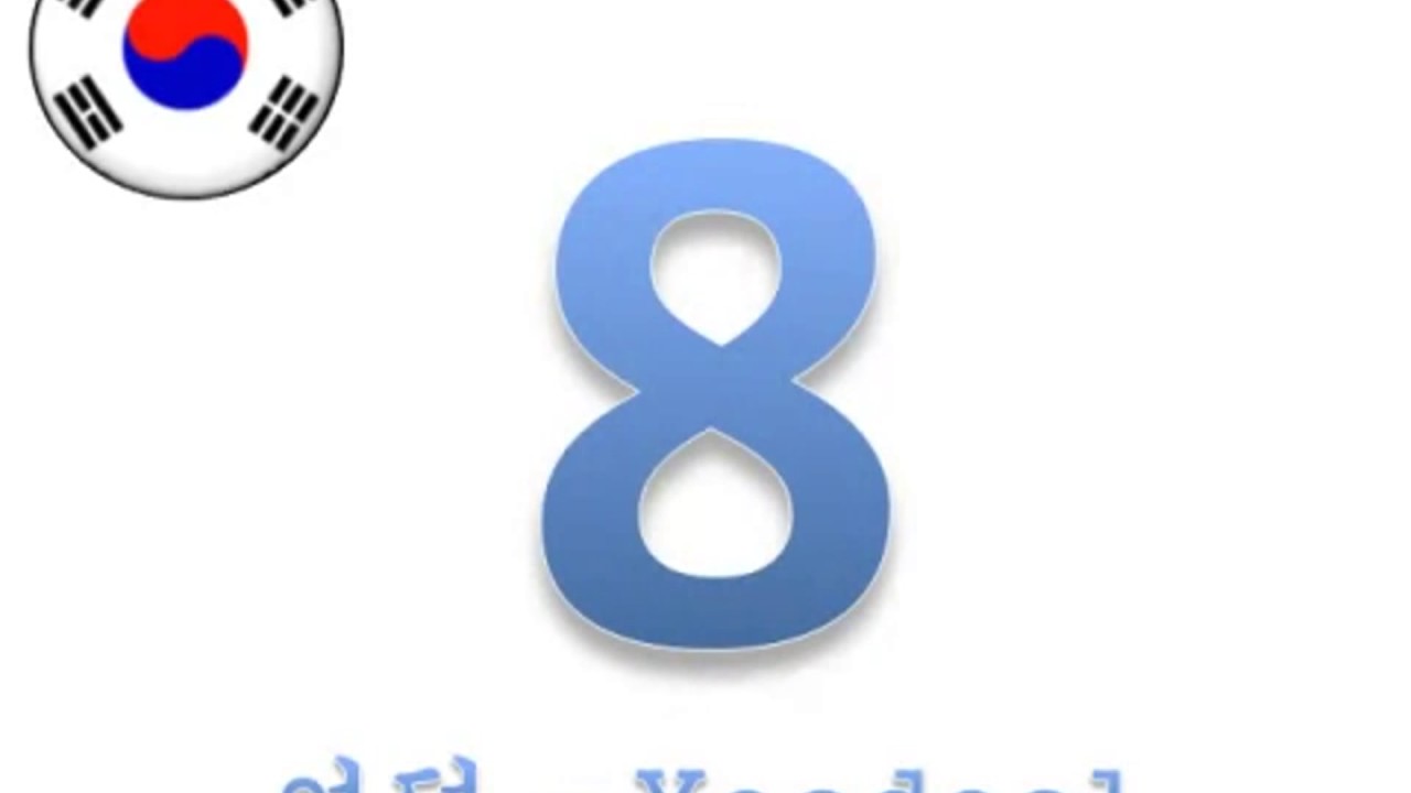 NUMERACIÓN EN COREANO 1 AL 10