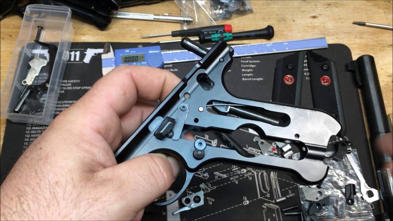 Ruger Mark IV  Volquartsen Accurizing kit Install & Magazine Disconector Removal