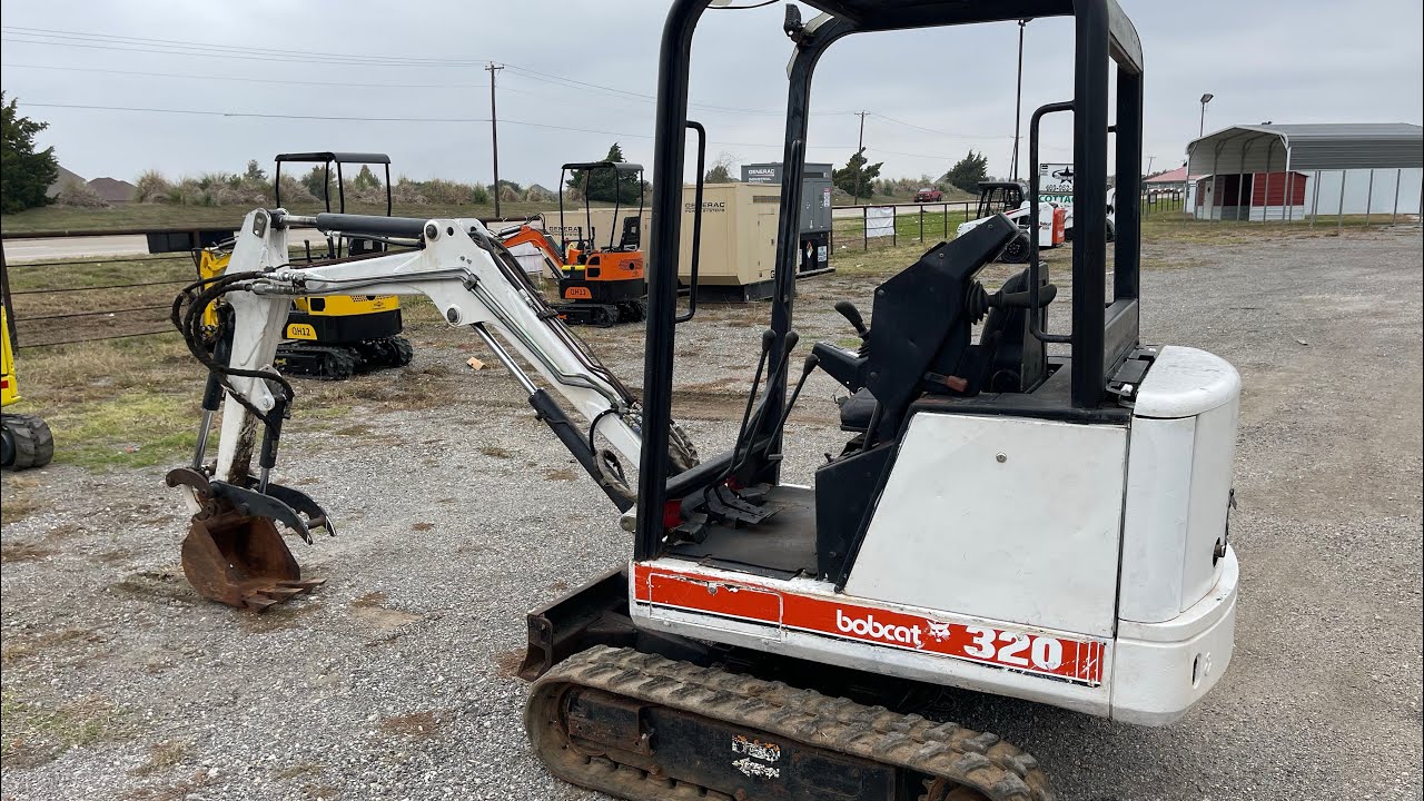 2000 Bobcat 322 Mini Crawler Excavator