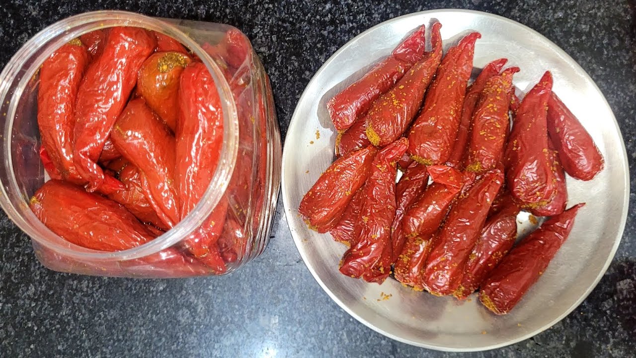 लाल मिर्च का अचार बनाने का आसान तरीका#cooking#foodchannal#youtube