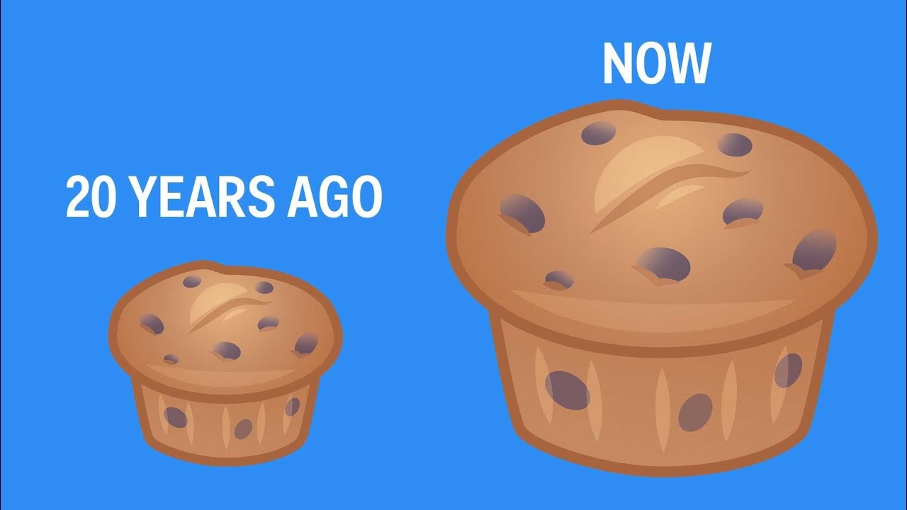 How drastically food portions have changed in the past 20 years