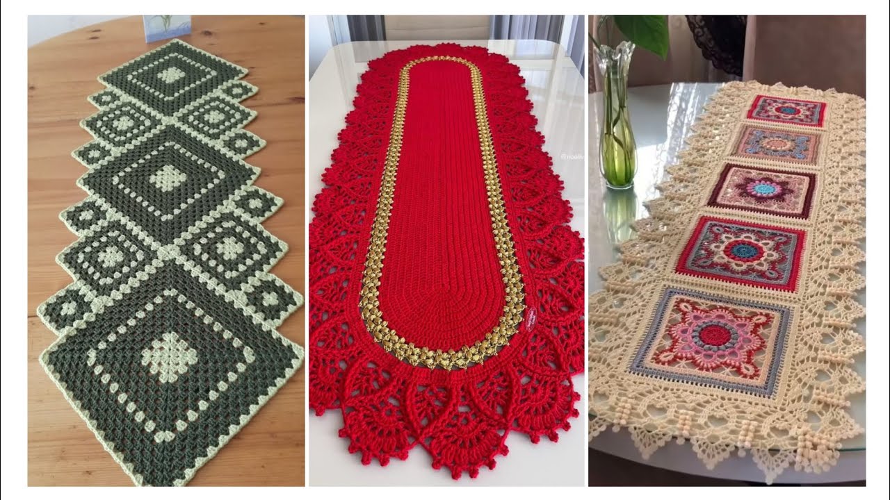 WOW 👌 ♥️ VERY EASY AND BEAUTIFUL 😍 CROCHET TABLE COVER DESIGN FREE CROCHET PATTERN 
