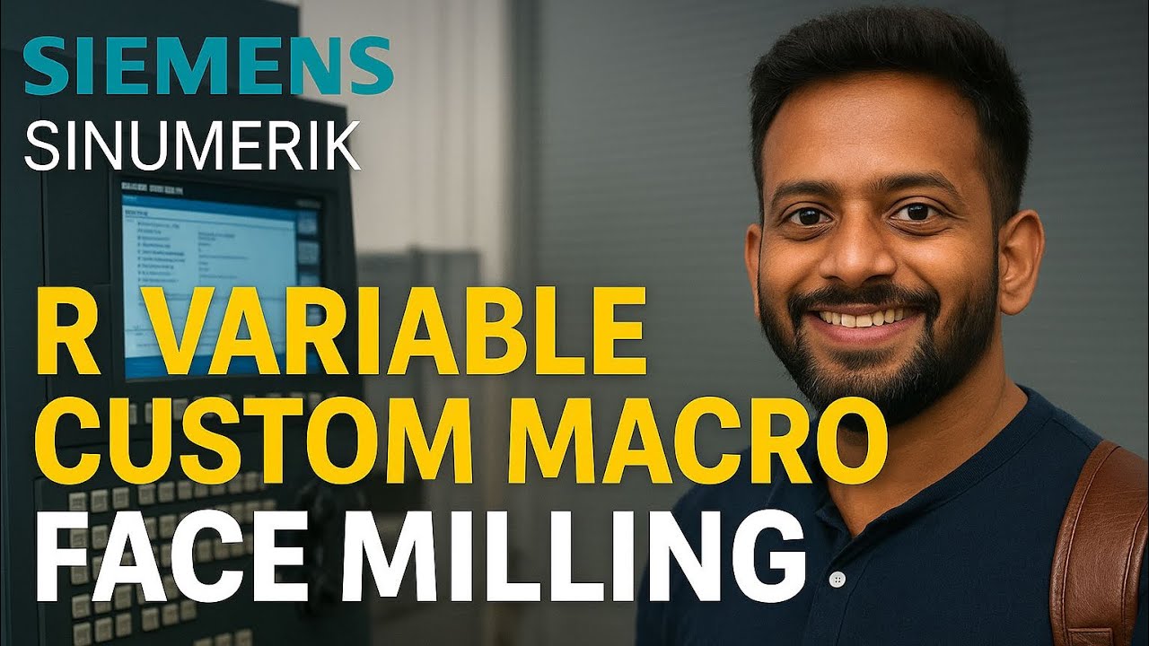 Siemens Sinumerik Macro programming for Face milling, Custom macro & R Variable Programming