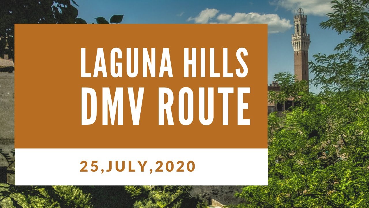 【laguna hills dmv route】A clear video can see the road conditions ahead | Vid contains subtitles