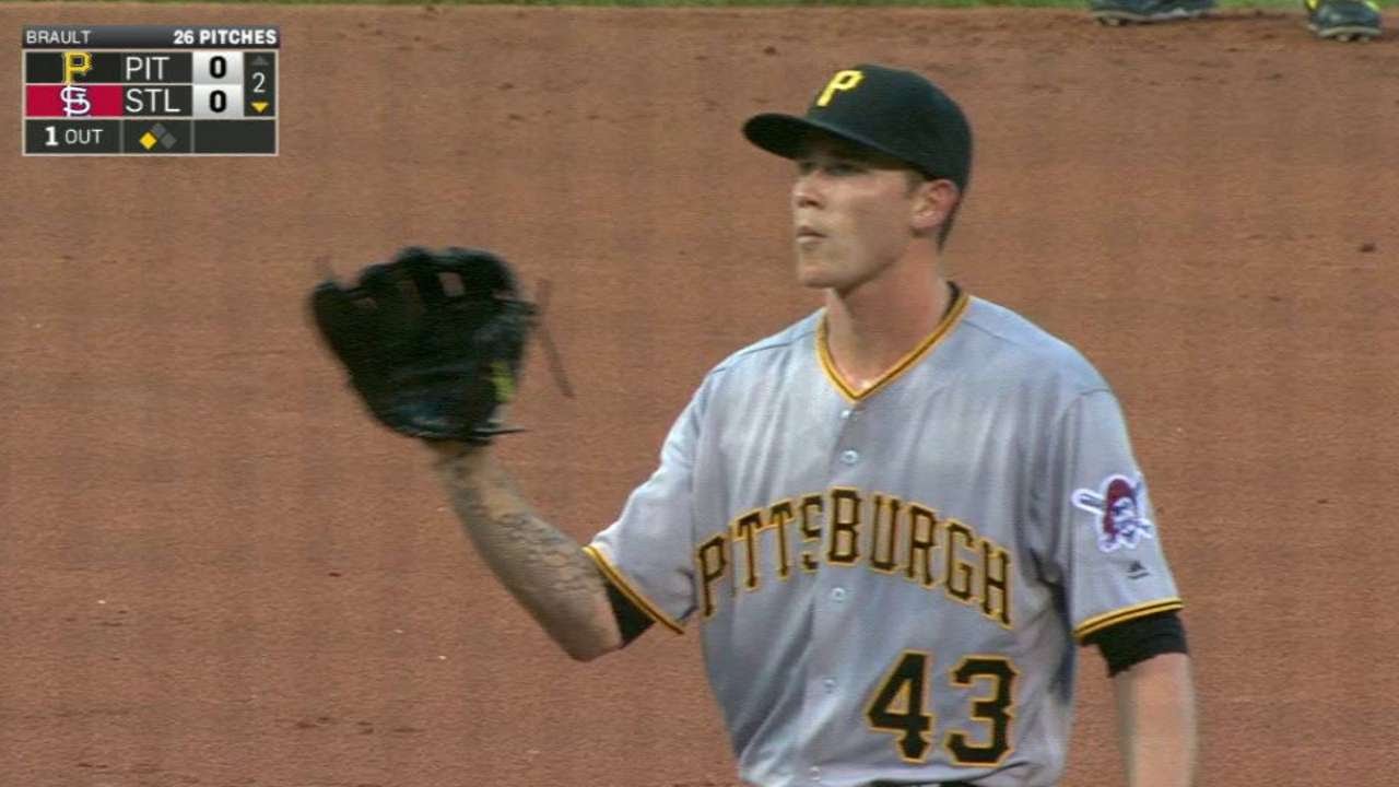 PIT@STL: Brault whiffs Peralta for first strikeout