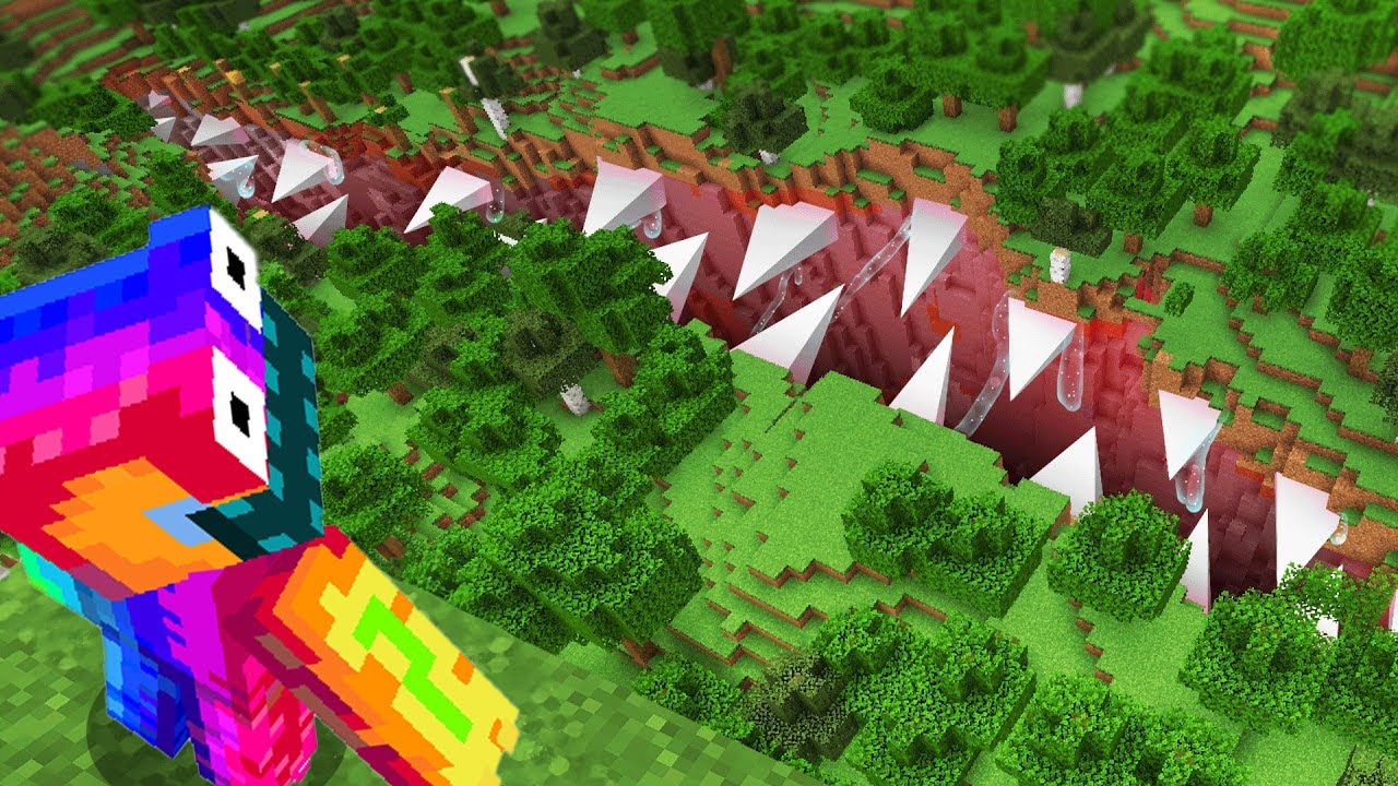 😱SEED ตำนานเหวนรกกินคน, เข้าใกล้ตาย! (จริง 99.33%?) (Minecraft)