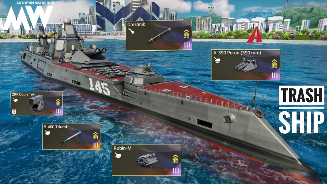 RF Kronshtadt - Most Trash Battleship 🚫 review & gameplay - Modern Warships