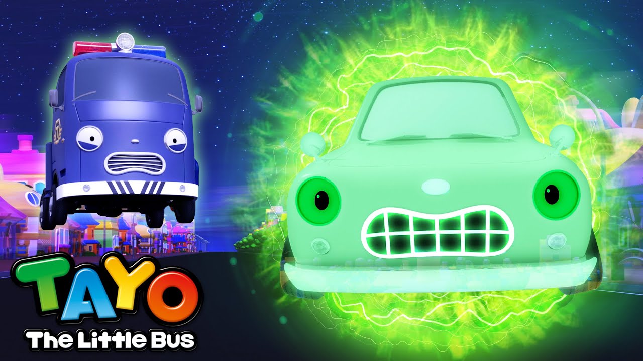 😲Keisengan Mobil Hantu👻 | Monster Menyeramkan | Lagu anak anak | Tayo Bus Kecil