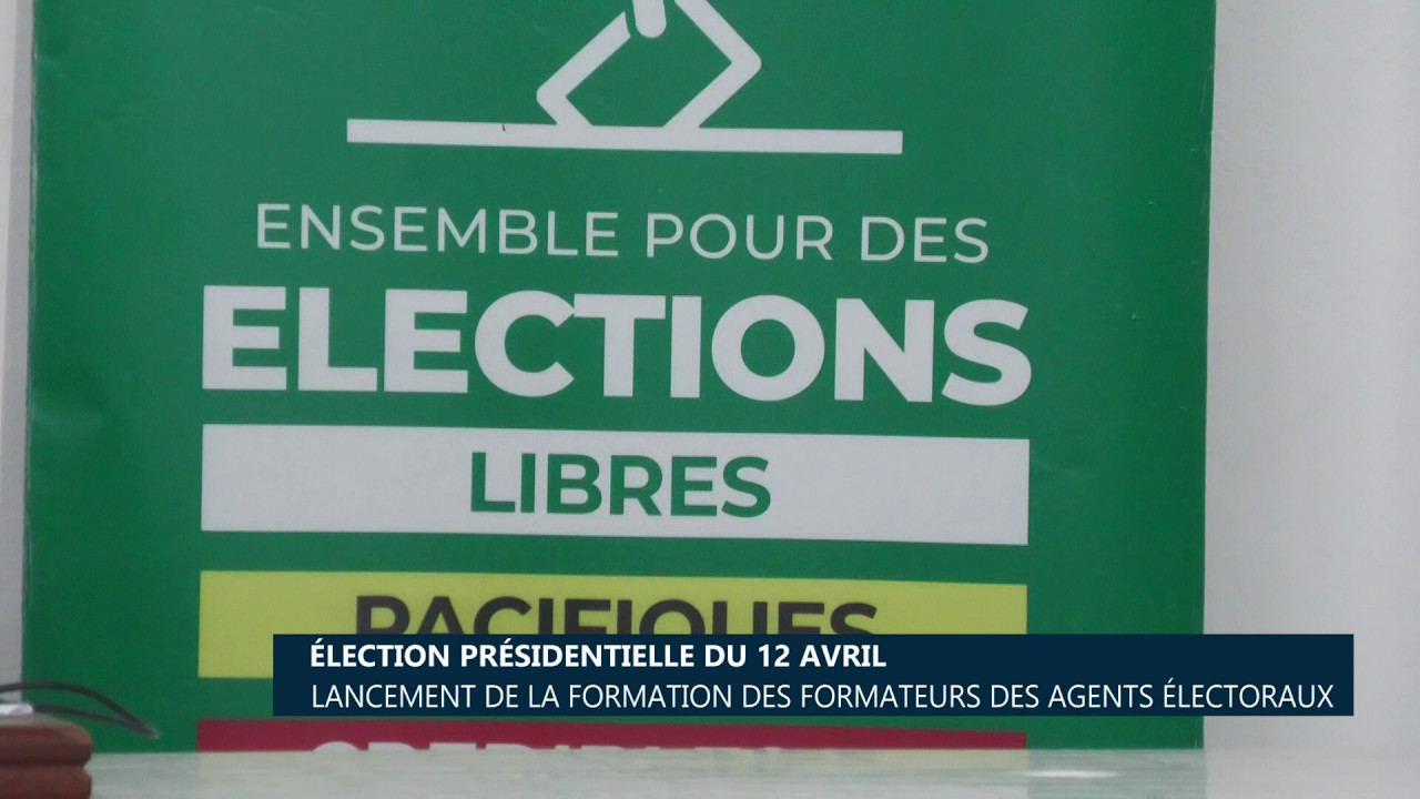 Élection présidentielle du 12 Avril : Lancement de la formation des formateurs des agents électoraux