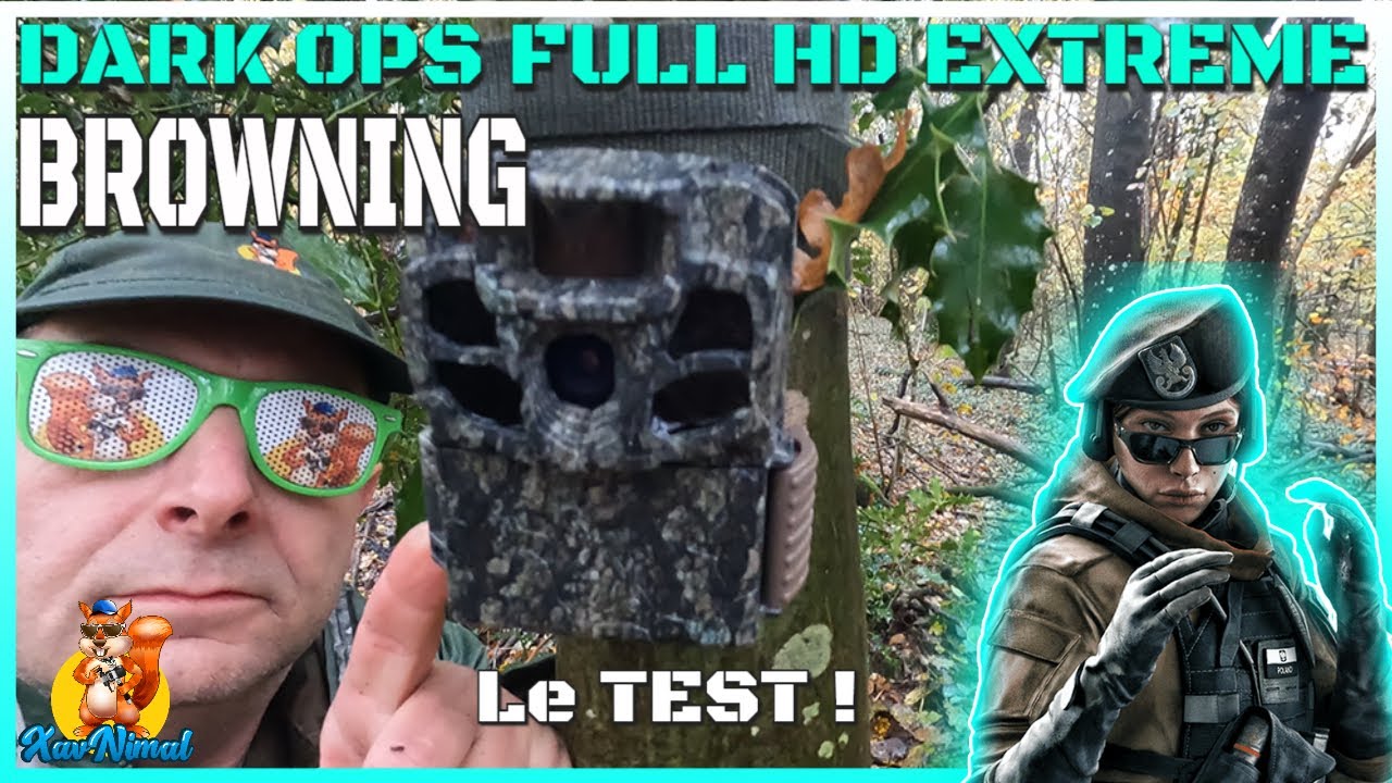 BROWNING DARK OPS ✖👀✖ Test caméra chasse Browning