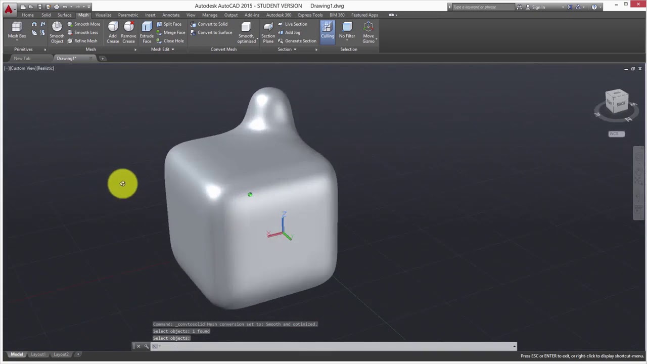 Autocad Temel Yüzey Oluşturma Komutları2