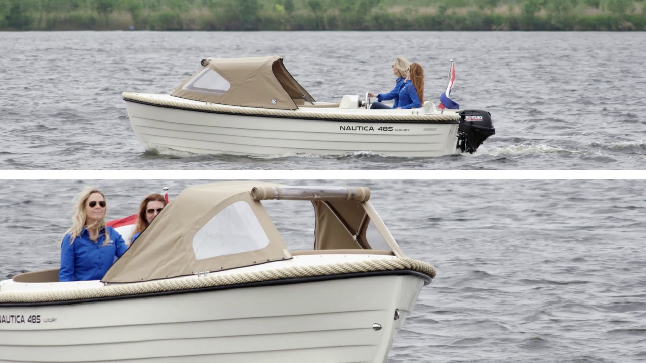FlevoNautica: Nautica 485 de Luxe sloep met Suzuki 9.9Pk buitenboordmotor