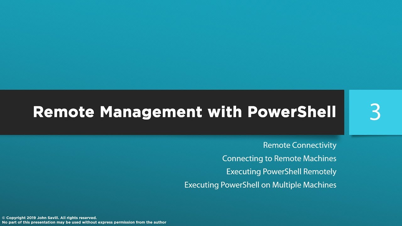PowerShell Master Class - PowerShell Remoting
