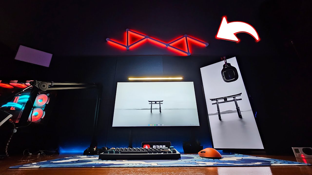 TUNEI MEU SETUP COM A BARRA DE LED RGB DO AliExpress! 😱