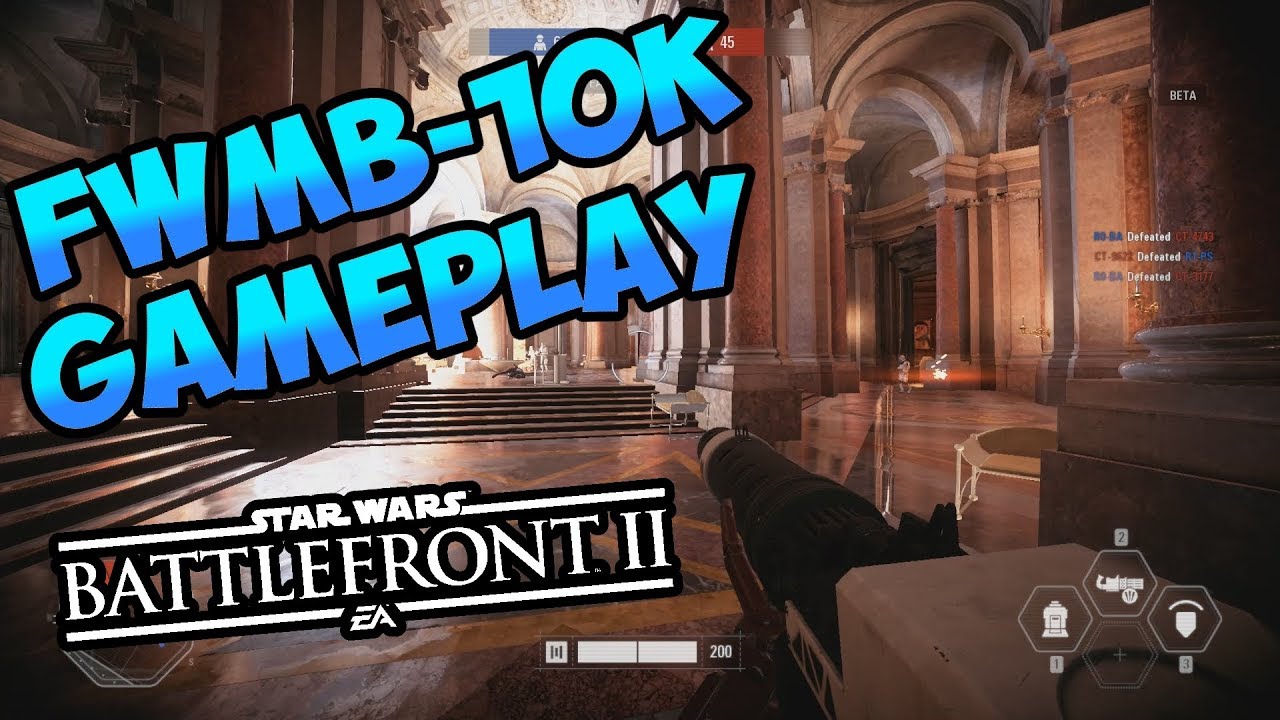 FWMB-10K Heavy Class Gameplay | Star Wars Battlefront 2 Beta