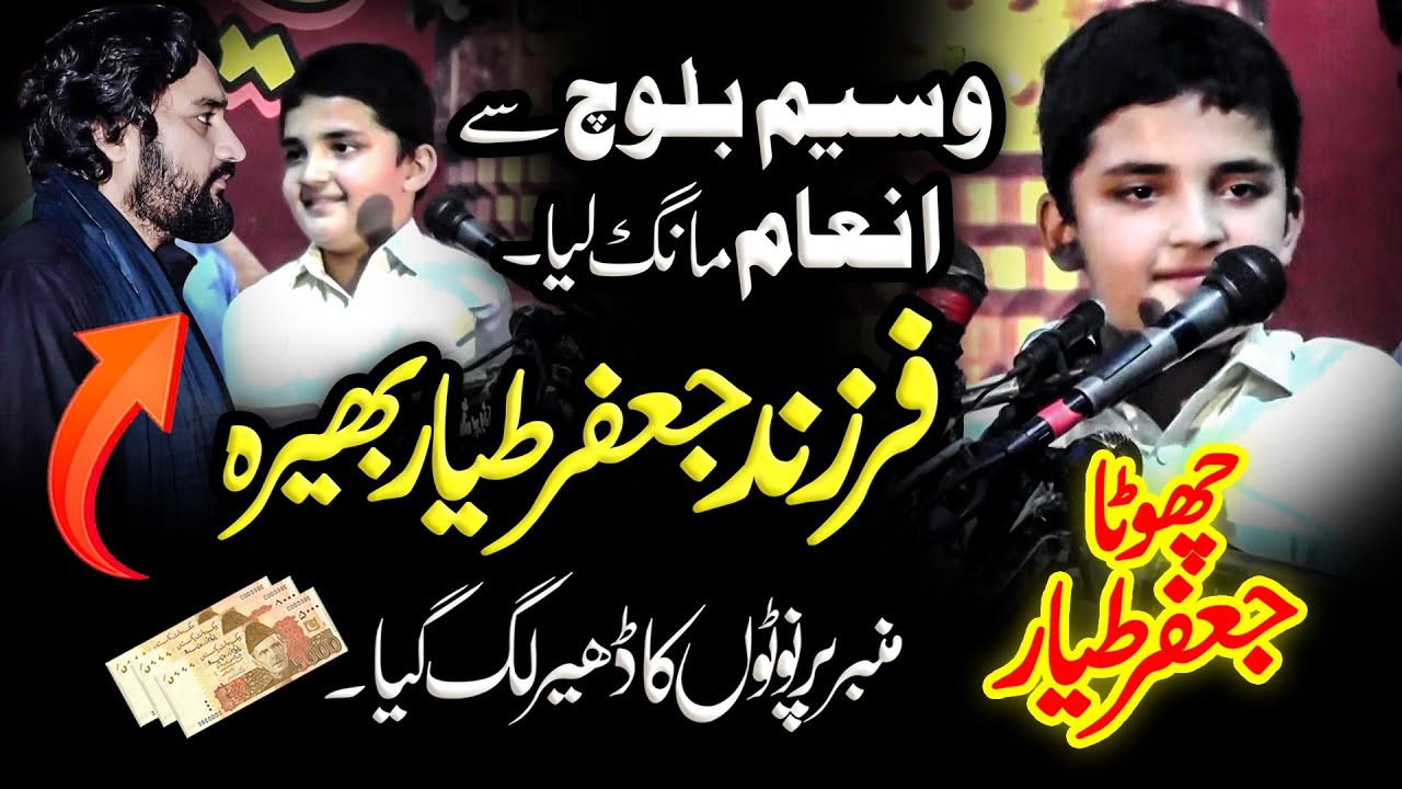 Farzand Zakir Jafar Tayyar Of Bhera Majlis 4 Nov 2024 Jalsa Zakir Ameer Hussain Jafri