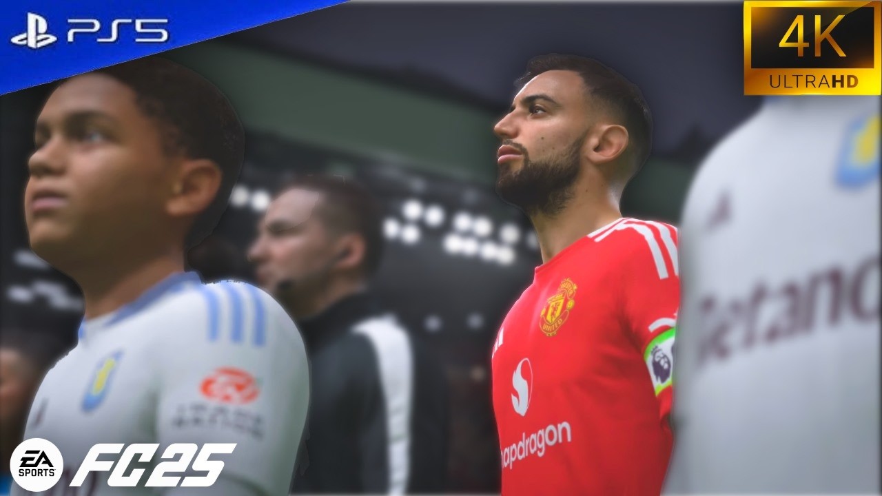 Manchester United vs Aston Villa - Premiere League 25/26 | FC25 | PS5 | 4K