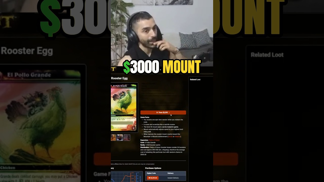 I Chose a WoW Mount Over $2000