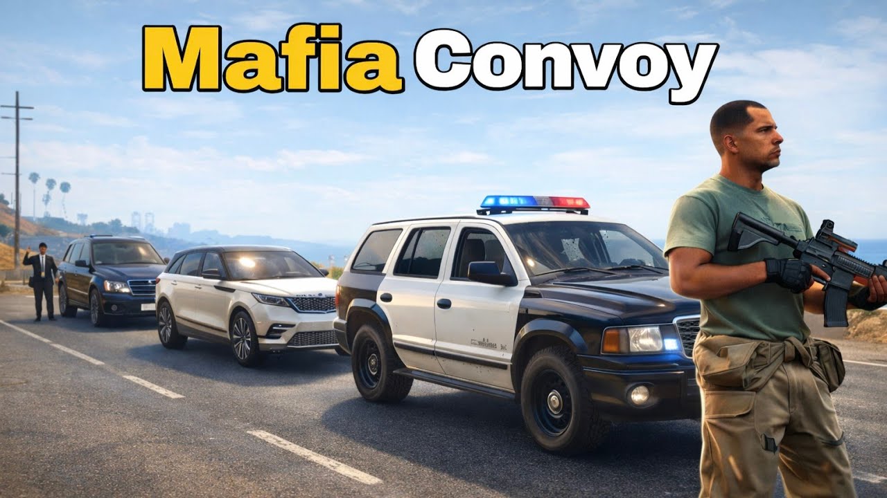 Police Escorting a Mafia Convoy… Something Felt Wrong | GTA 5