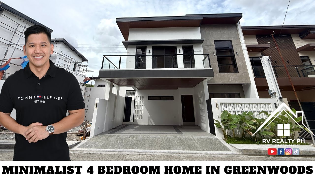 SOLD: House Tour 61: Elegant Minimalist 4 Bedroom Home in Greenwoods!