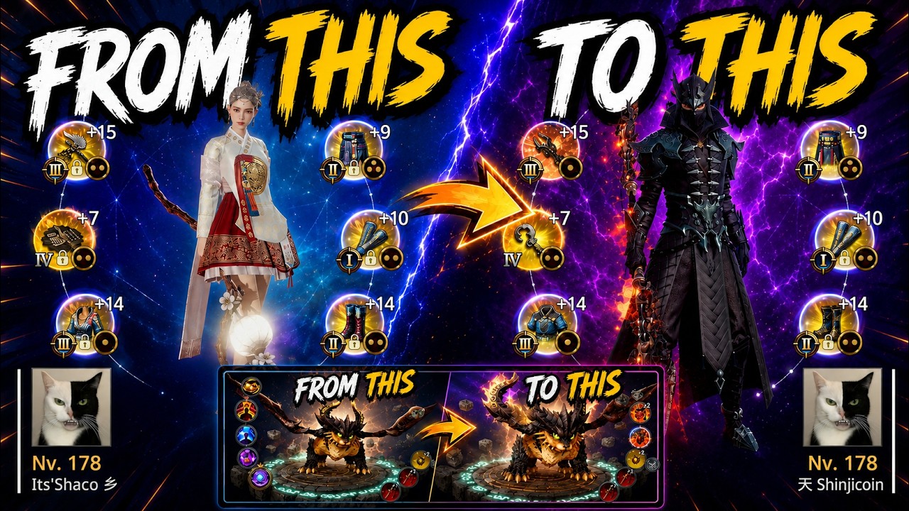 Change Class From Sorcerer to Lancer Main! Shinjicoin Upgrading Lancer Weapon into Mythic! MIR4