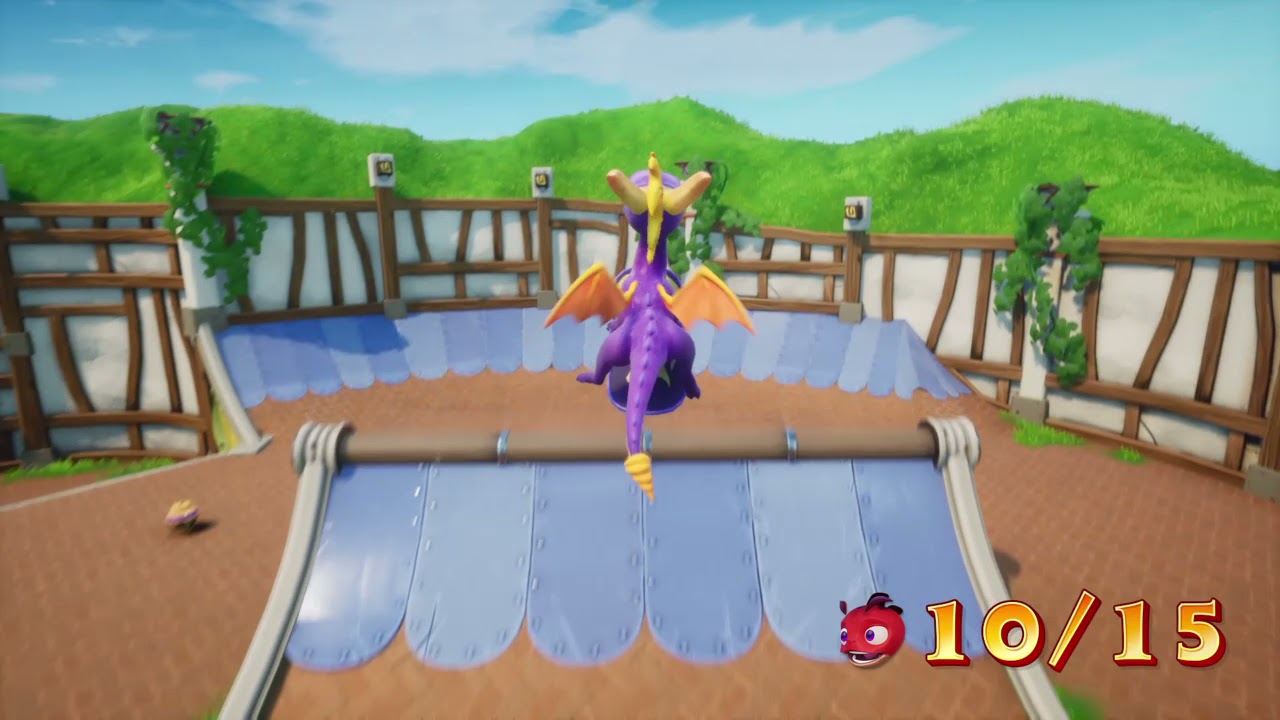 Spyro Reignited Trilogy all 15 lizards skateboard level