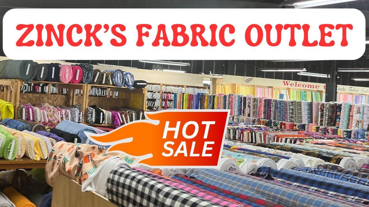 Zinck's Fabric Outlet Plus A Trip To Yoder's Department Store in Shipshewana Indiana (Amish Country)
