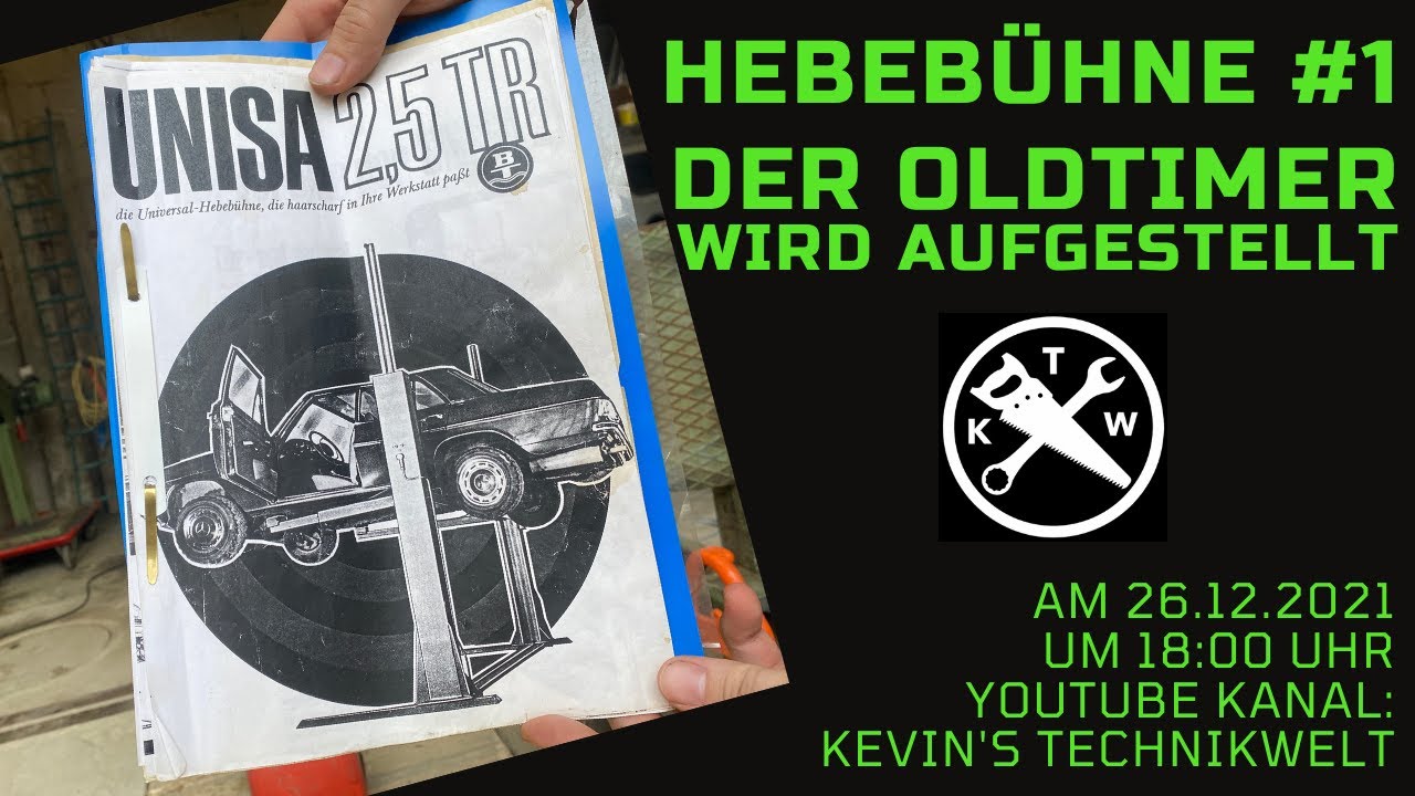 Hebeb&uuml;hne #1 (Der Oldtimer wird aufgestellt)