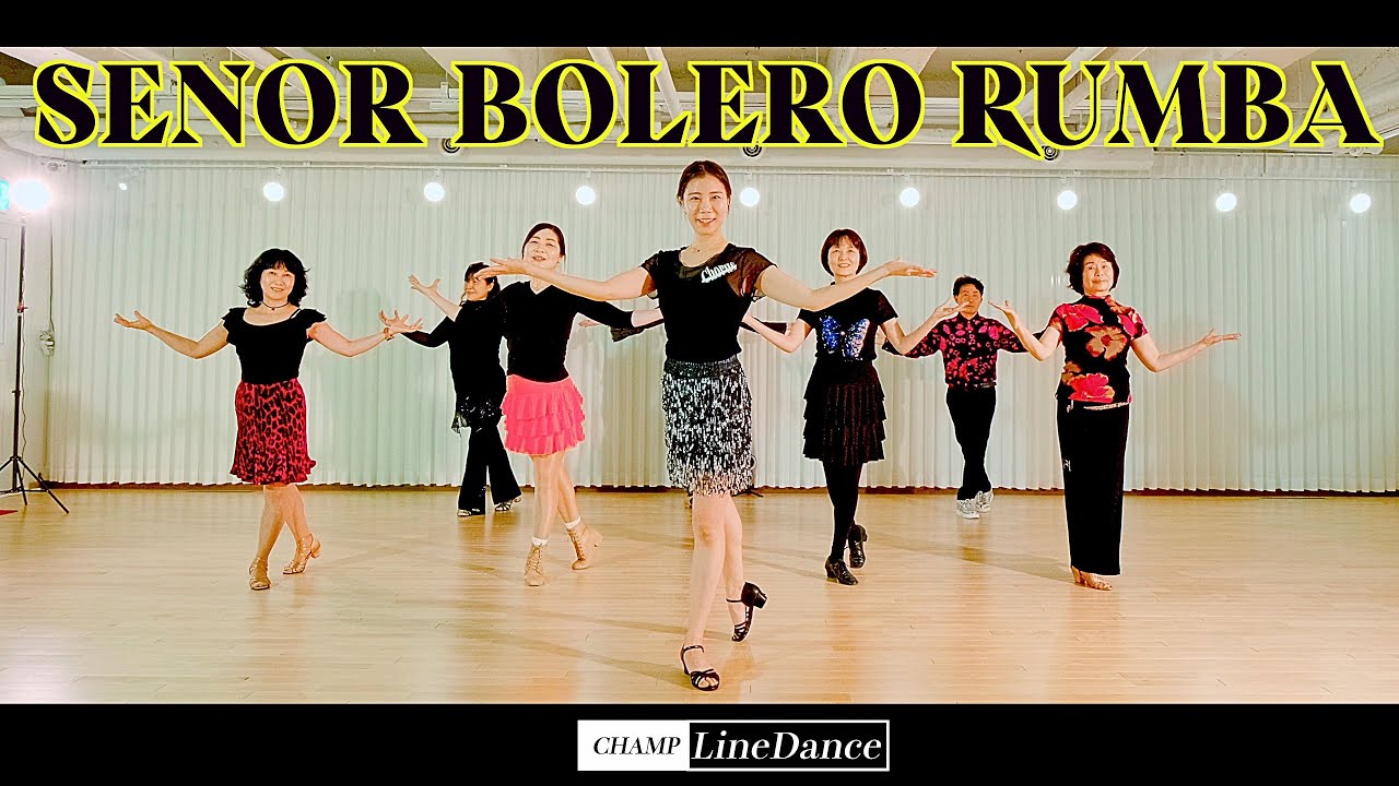 [월요라틴초급반] Senor Bolero Rumba Line Dance || (쉬운룸바) 세뇨 볼레로 룸바 라인댄스  champlinedance 010 8833 4921