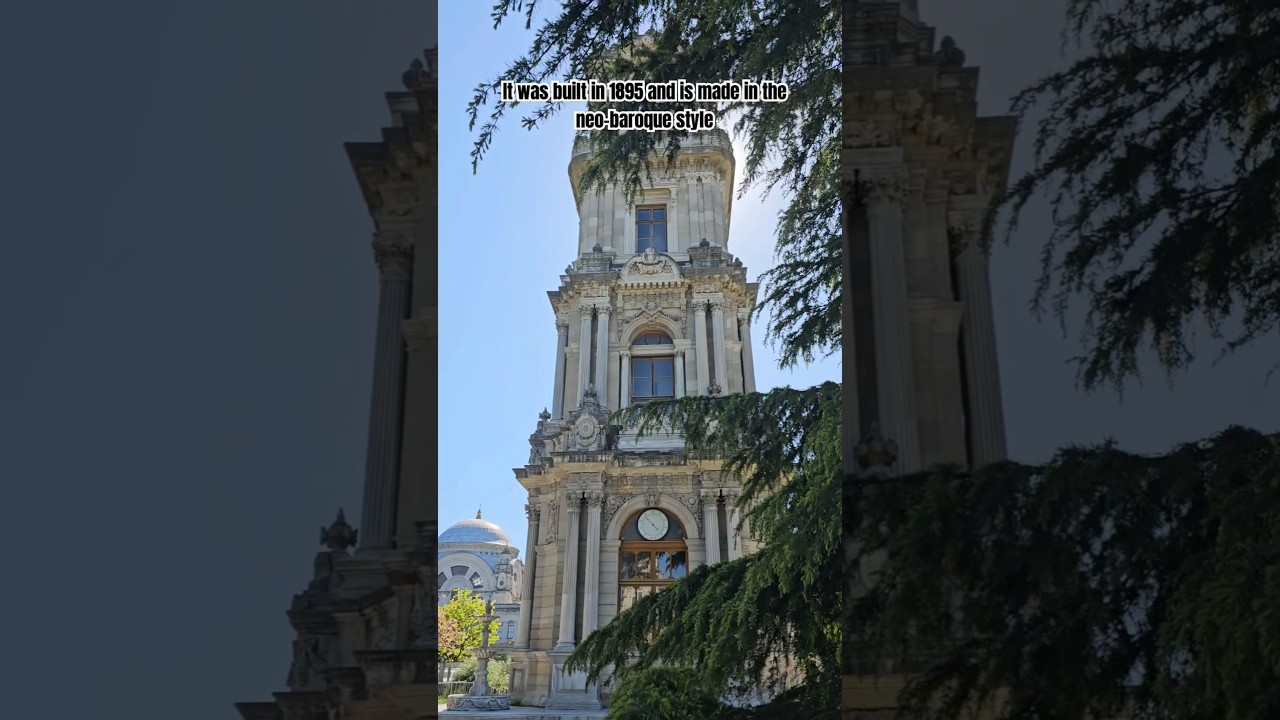 The clock tower of Dolmabahce Palace, Istanbul