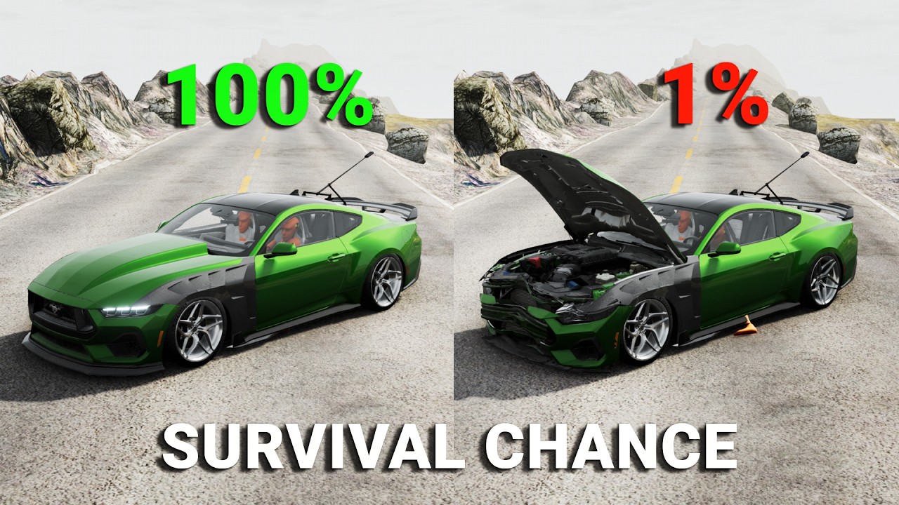 Realistic Survival Chance Crashes #8 | BeamNG.drive