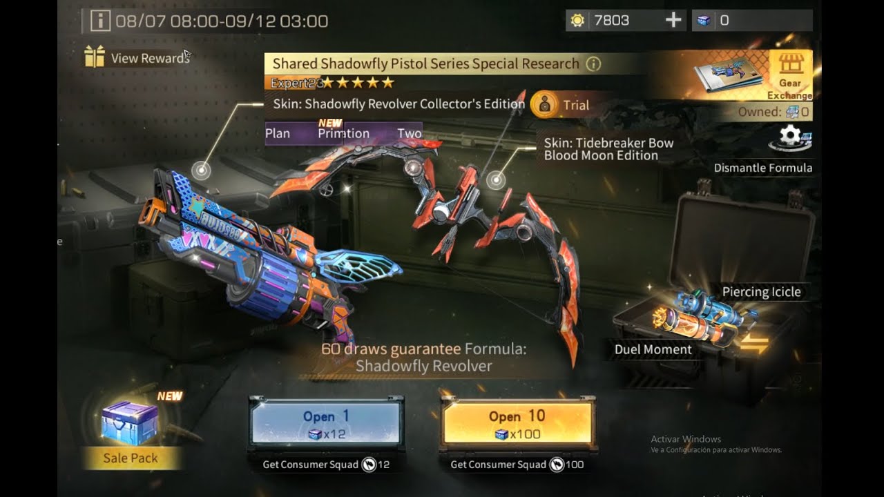 Shadowfly Revolver Gatcha -  lifeafter 7K Feds !!!