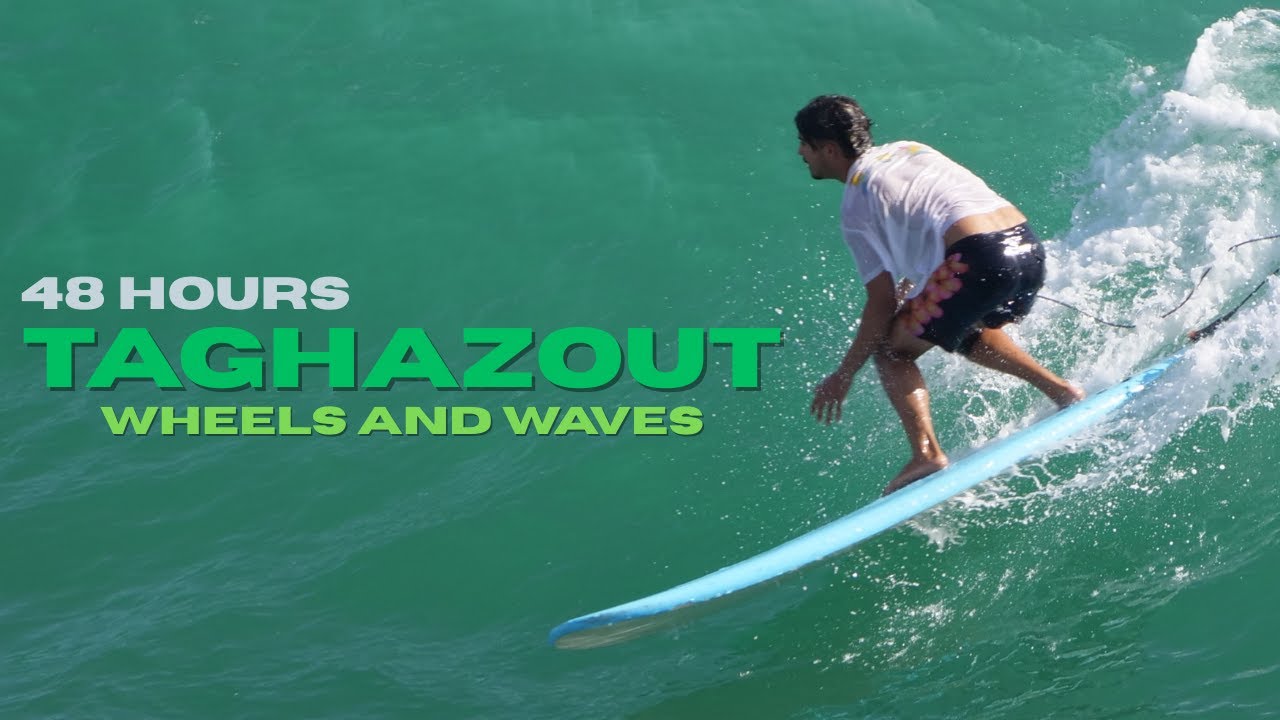 Wheels and Waves - 48 hours in Taghazout (A Surf and Skate film) #surf #surfskate #taghazout