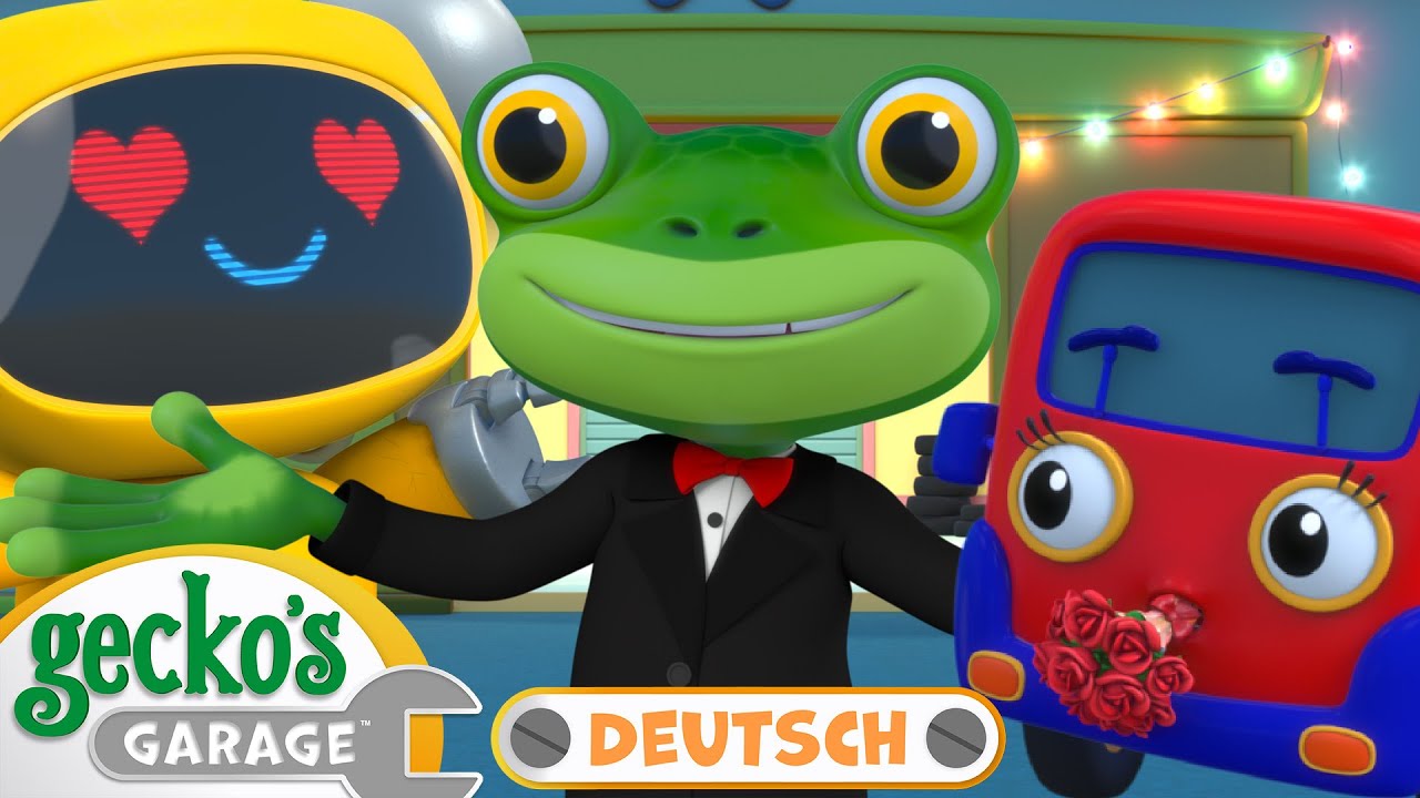 Geckos Valentins Auto Service | 60-minütige Zusammenstellung｜Geckos Garage Deutsch｜LKW für Kinder🛠️