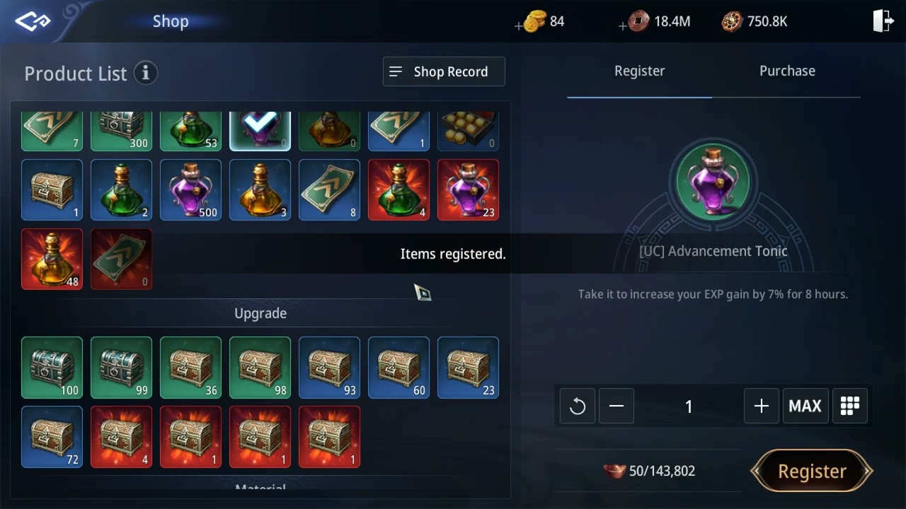 MIR4 - How to Register Items in Clan Shop
