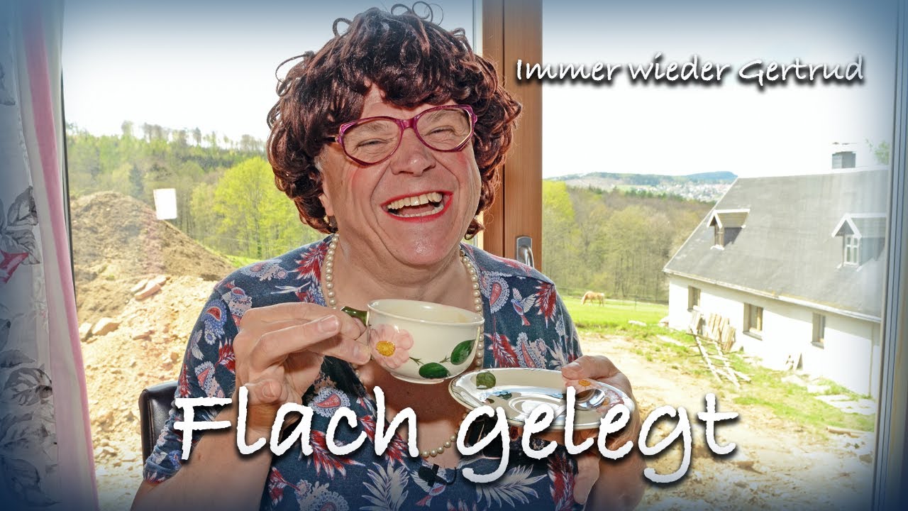 Flach gelegt