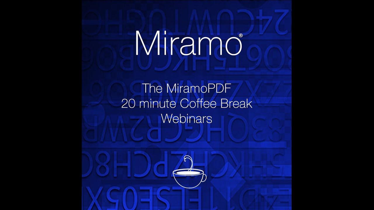 Session 8. Specialized formatting with MiramoPDF and the Miramo DITA-OT plugin