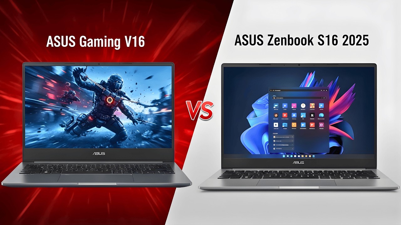 Asus Gaming V16 vs Asus Zenbook S16 2025 | Best Student and Office Laptops Under $1200