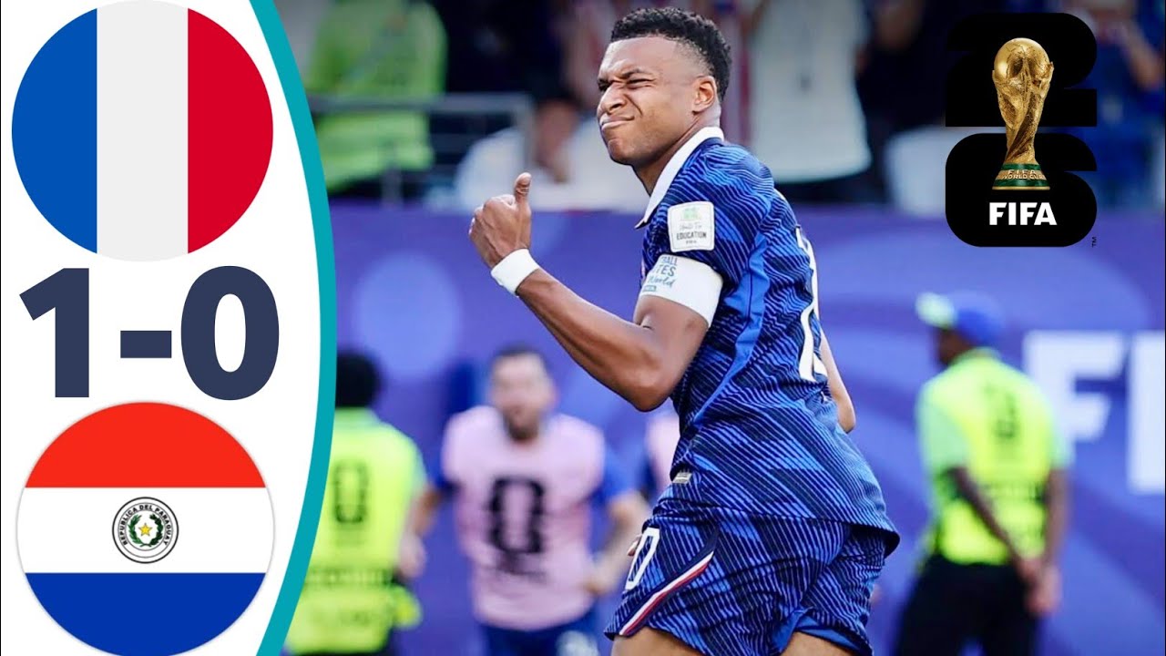 Франция &mdash; Парагвай 1:0, лучшие моменты матча Чемпионата мира по футболу | Эпичные голы Мбаппе 2026