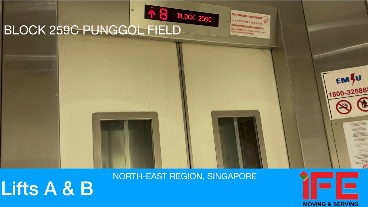 HDB Block 259C Punggol || IFE Elevator