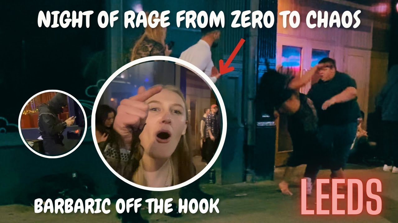 LEEDS: FIGHTING CHAOS ON MAD FRIDAY AND TEMPERS FLAIR CUP BOUNCED OFF MANS HEAD