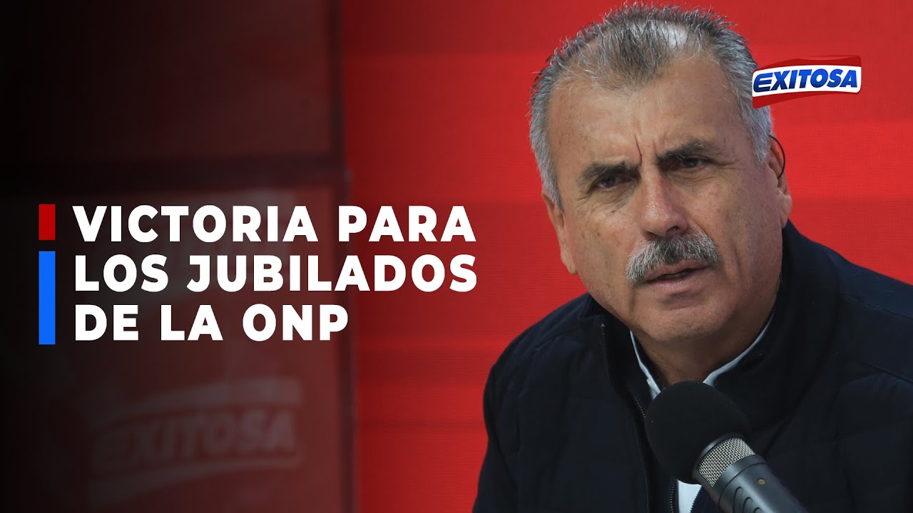 🔴🔵Nicolás Lúcar: Hoy es un día importante y de victoria para los jubilados de la ONP