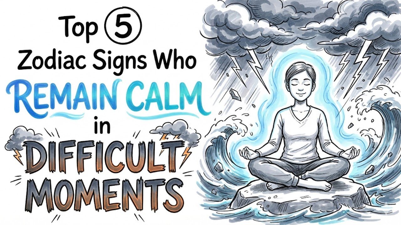 Top 5 Zodiac Signs Who Remain Calm in Difficult Moments