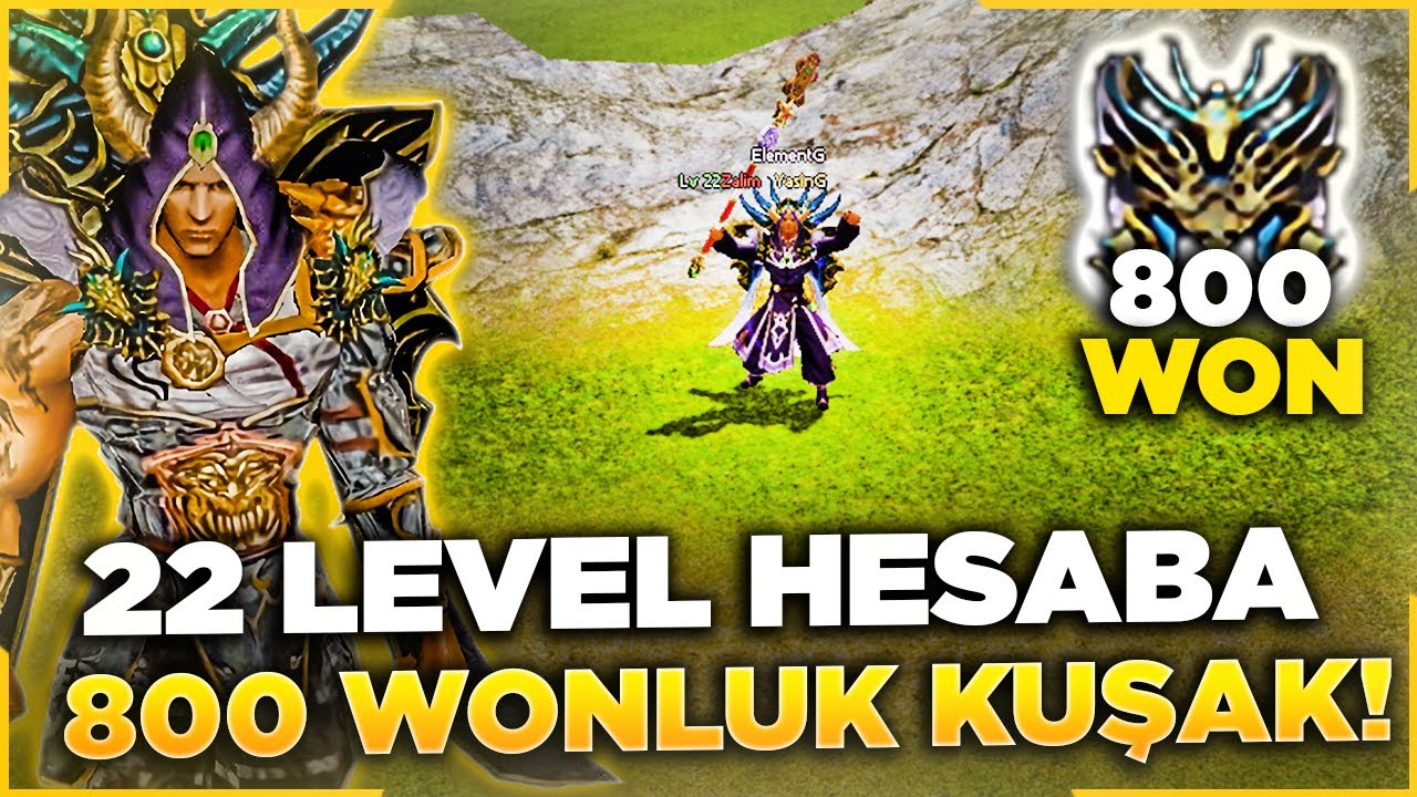 22 LEVEL HESABA 800 WONLUK KUŞAK YAPTIM! |  HASAR UÇTUU!! 😱 | Metin2 Lucifer#9