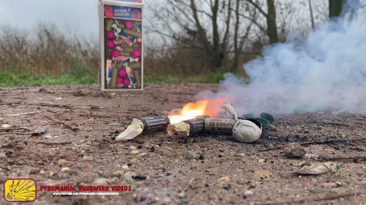 Crackling Donder Mix / Crackling Thunder Mix | Lesli Vuurwerk | Categorie F1 vuurwerk | 4K